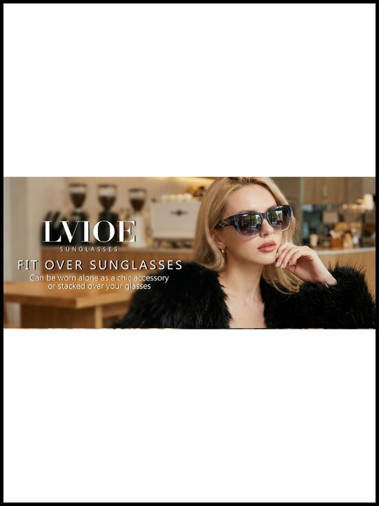 Polarized Fit Over Sunglasses for Glasses Wearers UV Protection main image 6